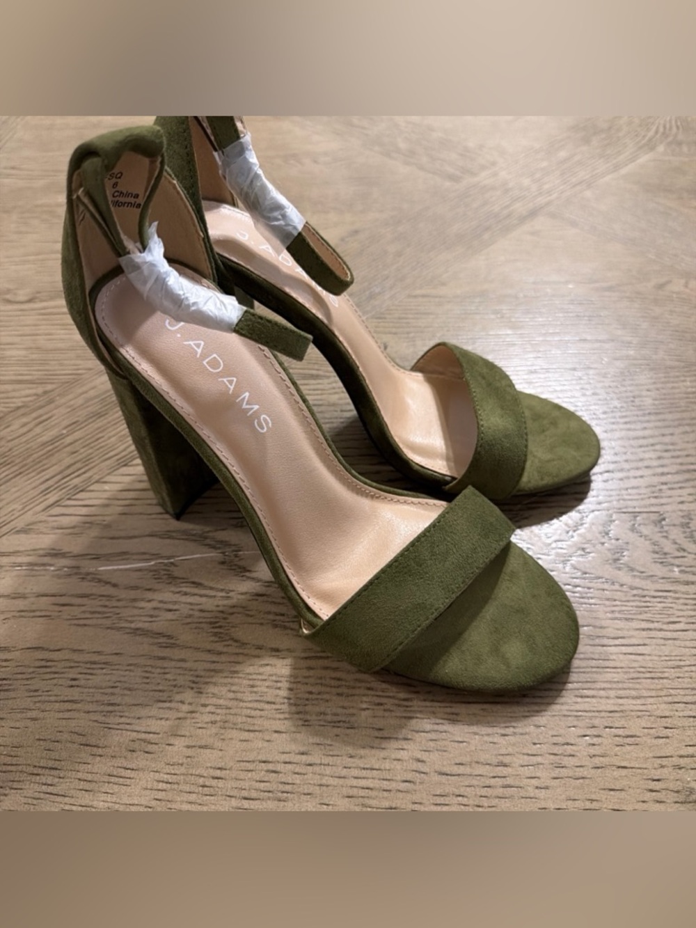 J. Adams Shirley High  Comfortable Heels for Women Color Green Size 6